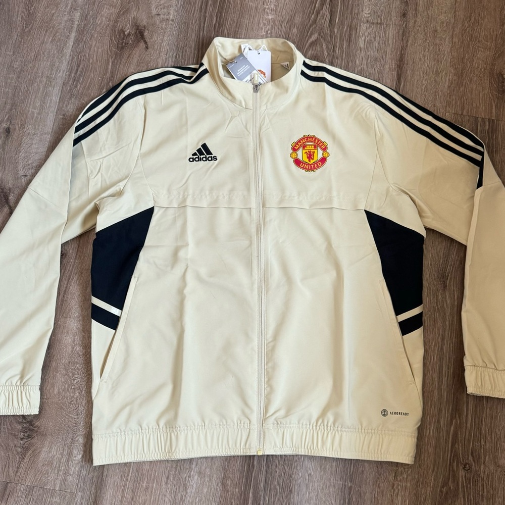 Manchester United Adidas Track Suit Jacket - NTW